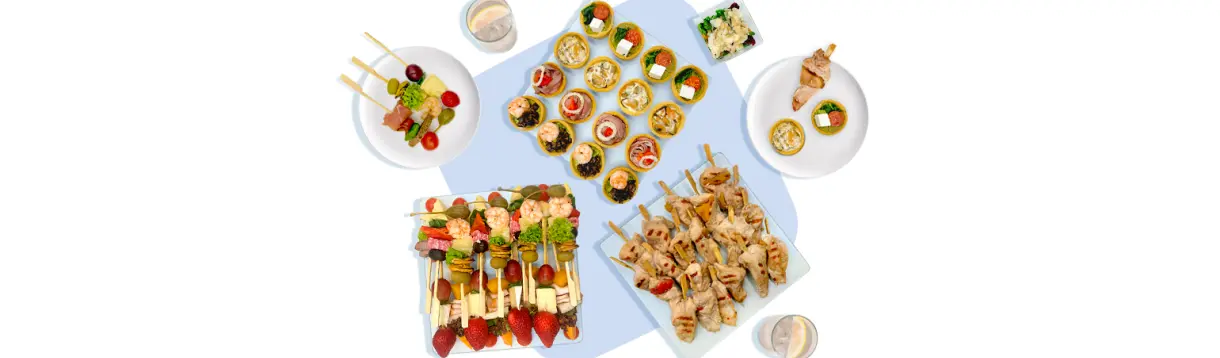 Фотографія декількох видів кейтерінгів