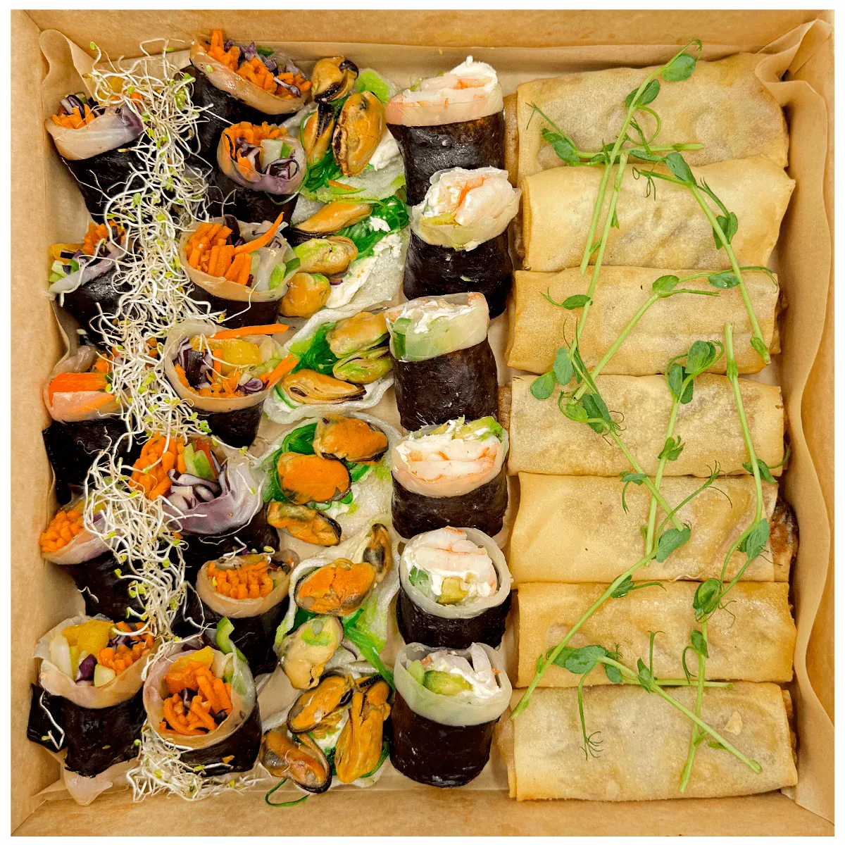 Asian spring roll box Asian spring roll box