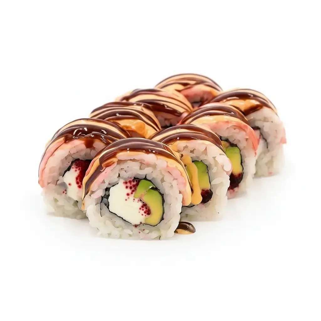 Ролл с тигровой креветкой Ролл с тигровой креветкой