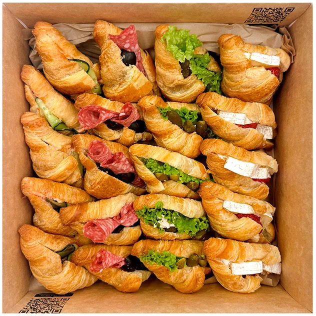 Savoury Mini Croissant Box