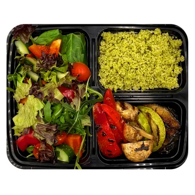 Название Lunch light vegan №7 (кус-кус с песто, овощи гриль, микс салат)