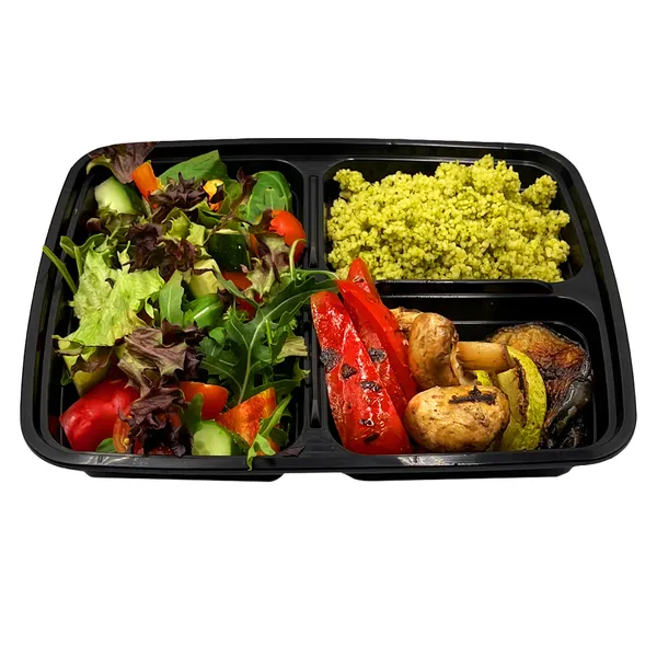 Название Lunch light vegan №7 (кус-кус с песто, овощи гриль, микс салат)