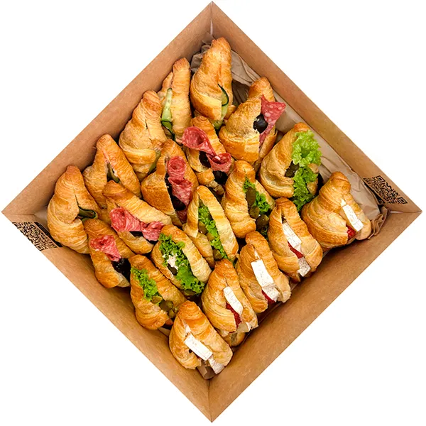 Savoury Mini Croissant Box