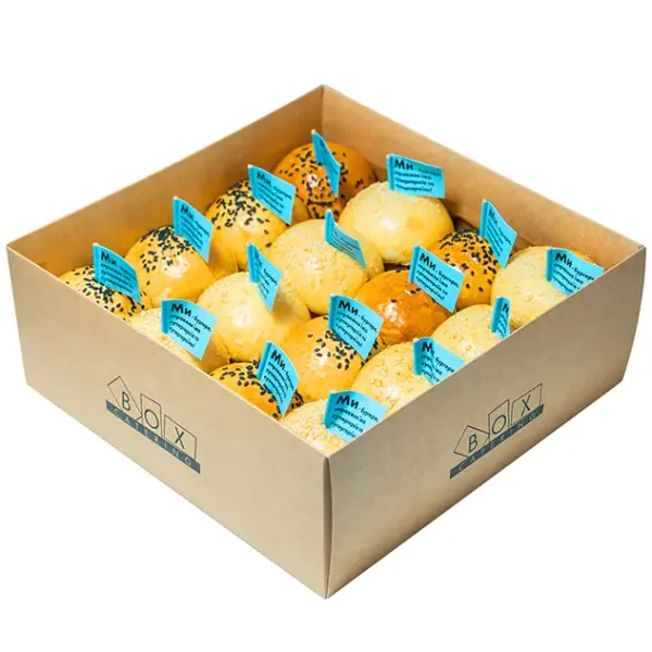 Kids Mini Burgers box