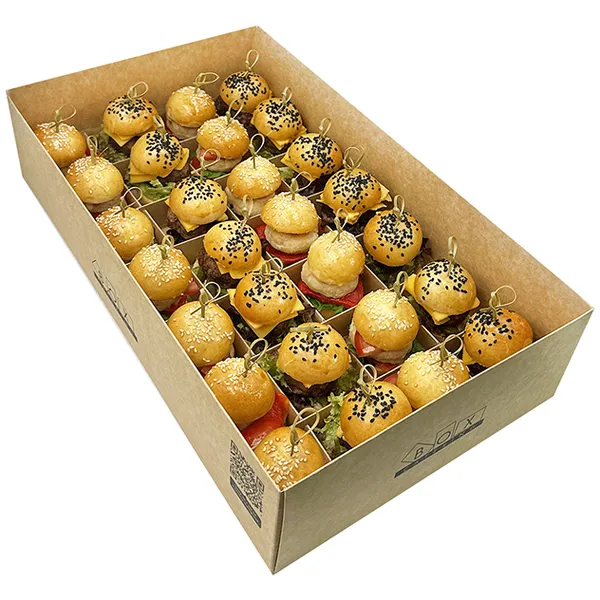 Small Burger big box