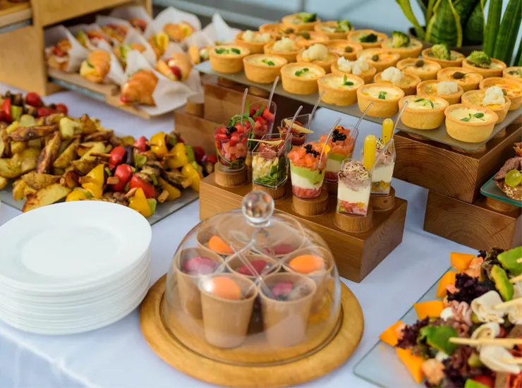 Фотография с разновидностями кейтерингов