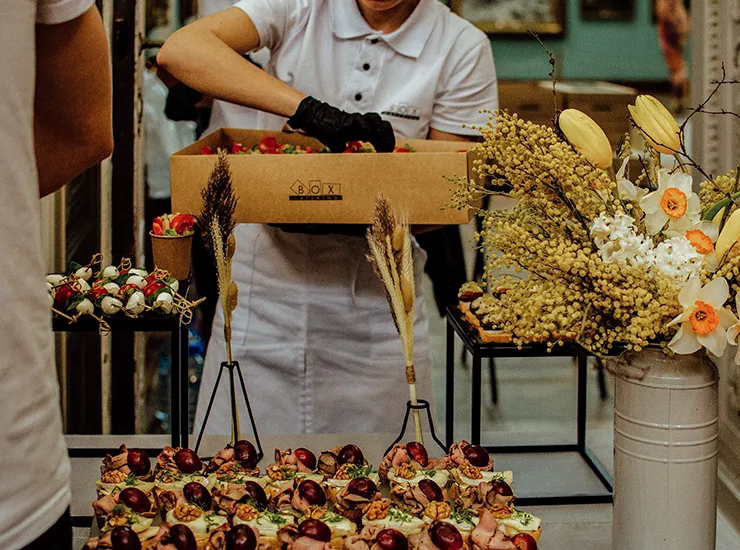 Фотография с разновидностями кейтерингов