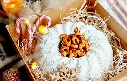 Різдвяний кекс до новорічних свят Різдвяний кекс до новорічних свят